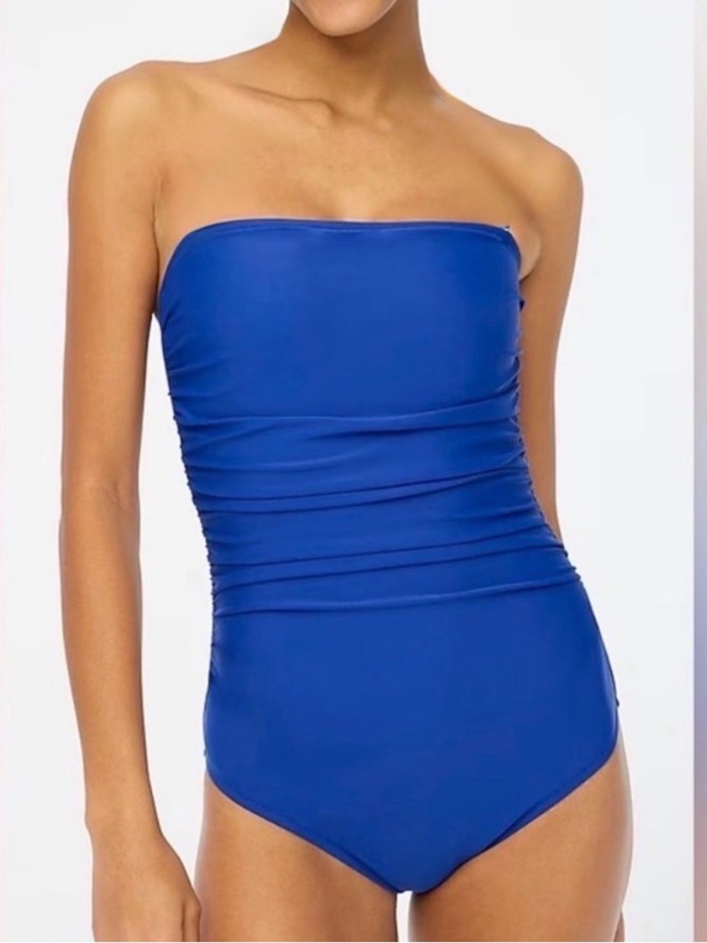 J. Crew Strapless One-Piece Swimsuit